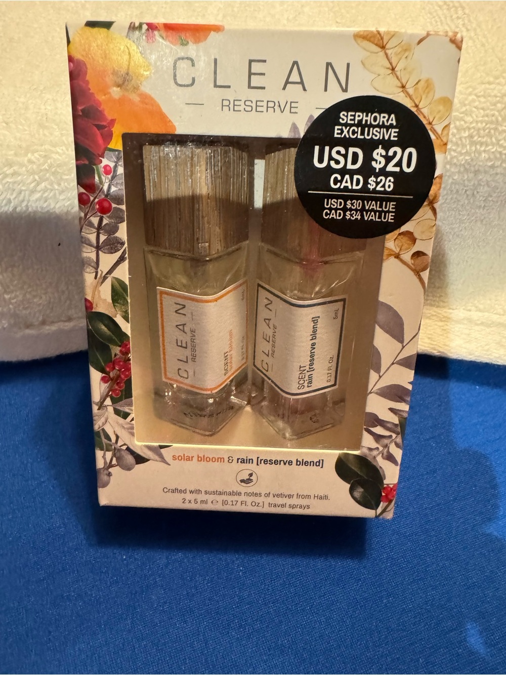 Perfume travel sprays